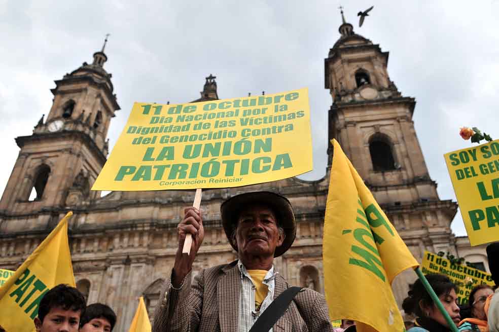 Marcha en el centro de Bogotá. /Gustavo Torrijos
