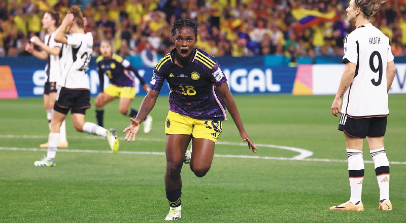 La delantera Linda Caicedo de la selección de Colombia y el Real Madrid. / EFE