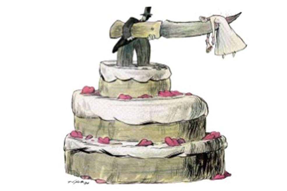 Caricatura sobre el femincidio de la caricaturista italiana Nardi.
