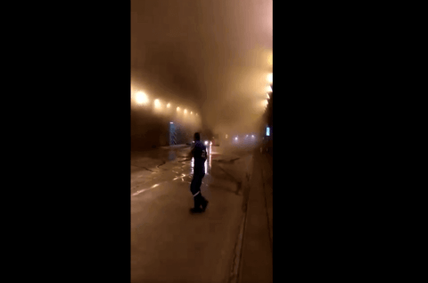 Controlan emergencia en Medellín por incendio al interior del Túnel de Occidente