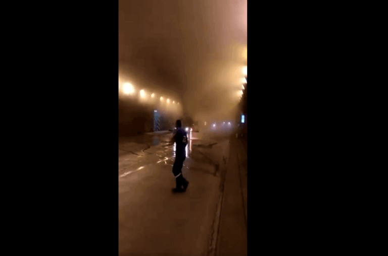 Controlan emergencia en Medellín por incendio al interior del Túnel de Occidente