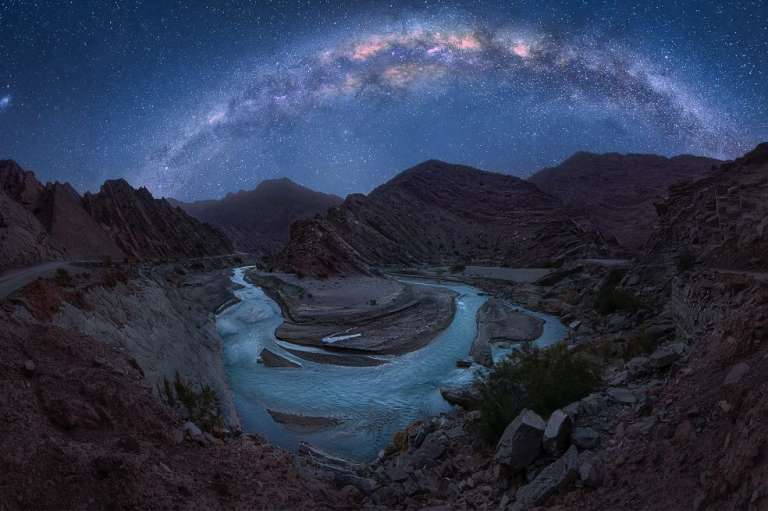 “Noches azules de vinchina”, en La Rioja, Argentina