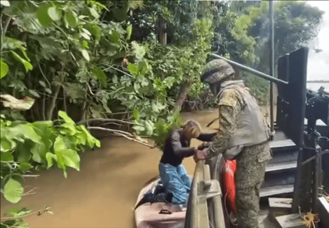 Rescataron a un argentino que pretendía llegar al Darién por el río Atrato