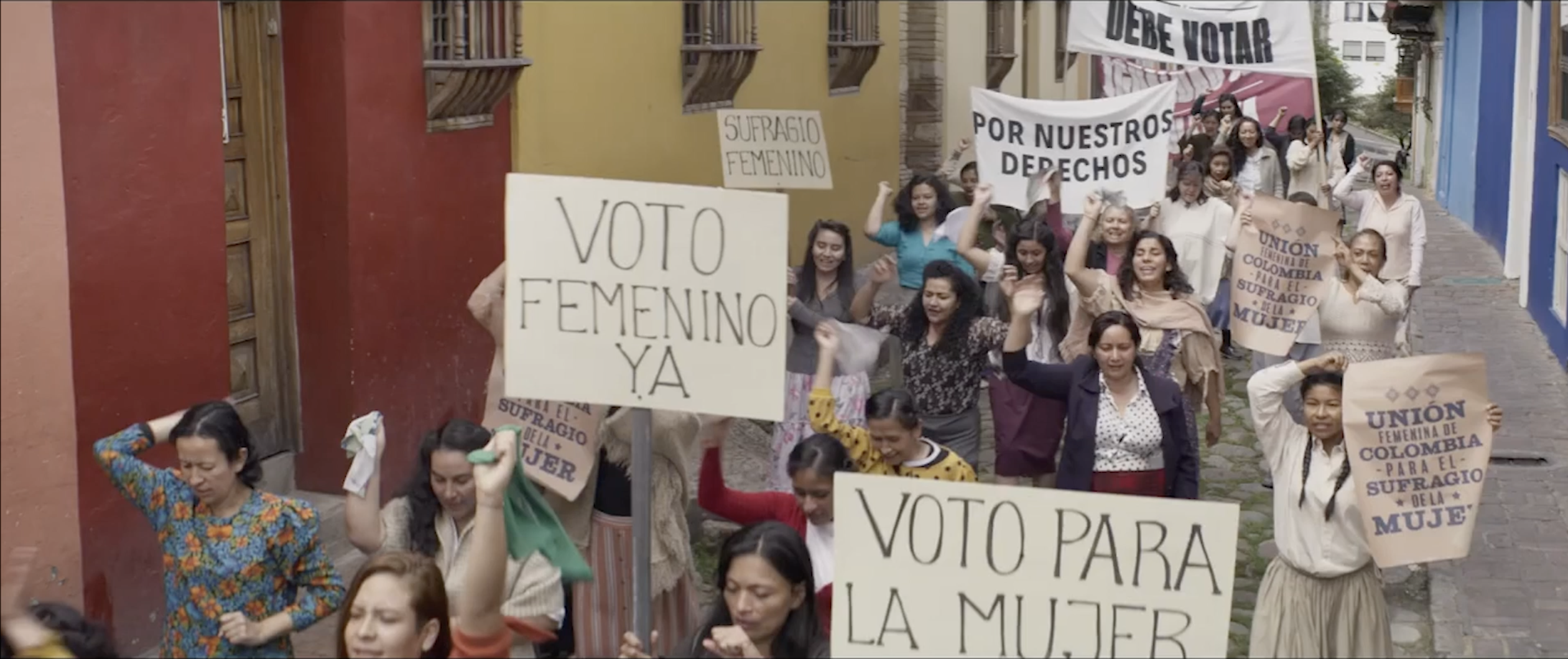 Estimados señores: la película sobre los 70 años del voto femenino en Colombia