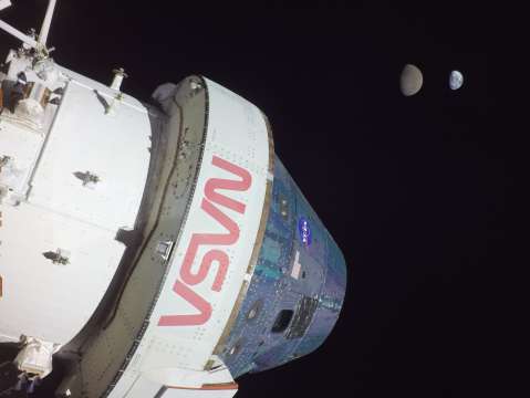 El récord que acaba de romper la nave Orión, en su viaje hacia la Luna