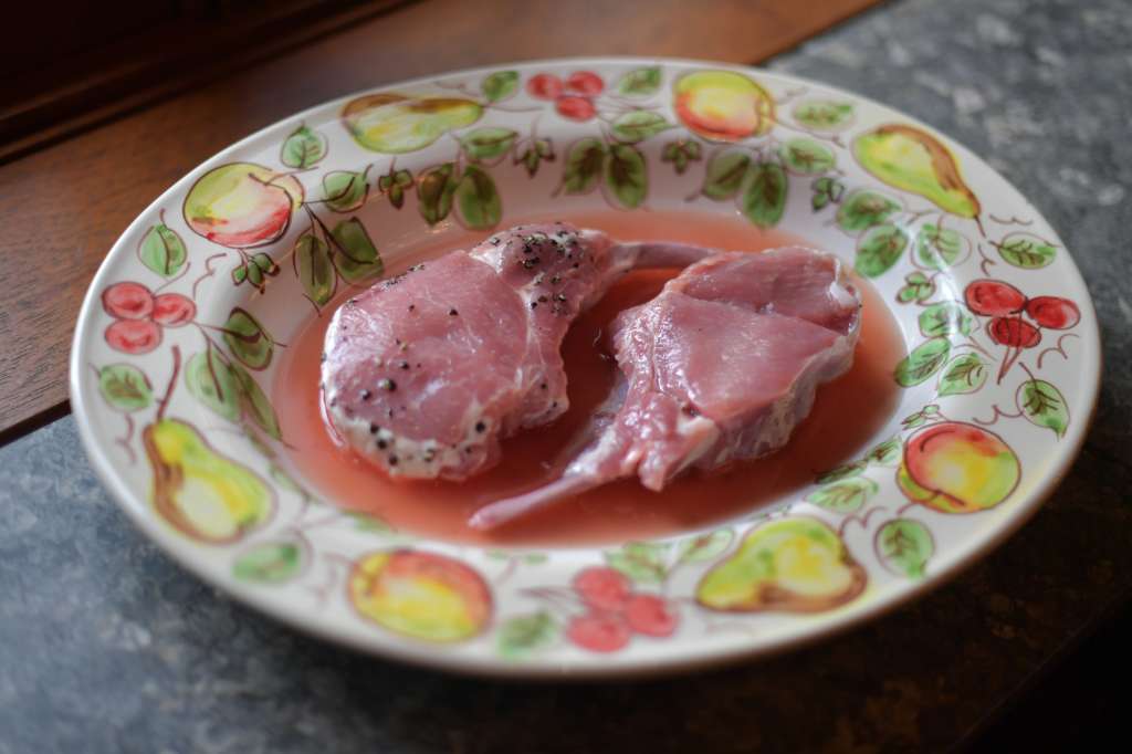 Chuleta de cerdo en salmuera
