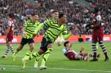 Monumental goleada en la Premier League: Arsenal aplastó 6-0 al West Ham