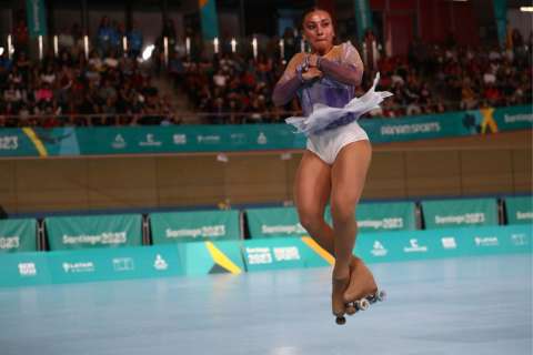 Sigue la cosecha de oros para Colombia: Sandra Díaz, campeona de patinaje artístico