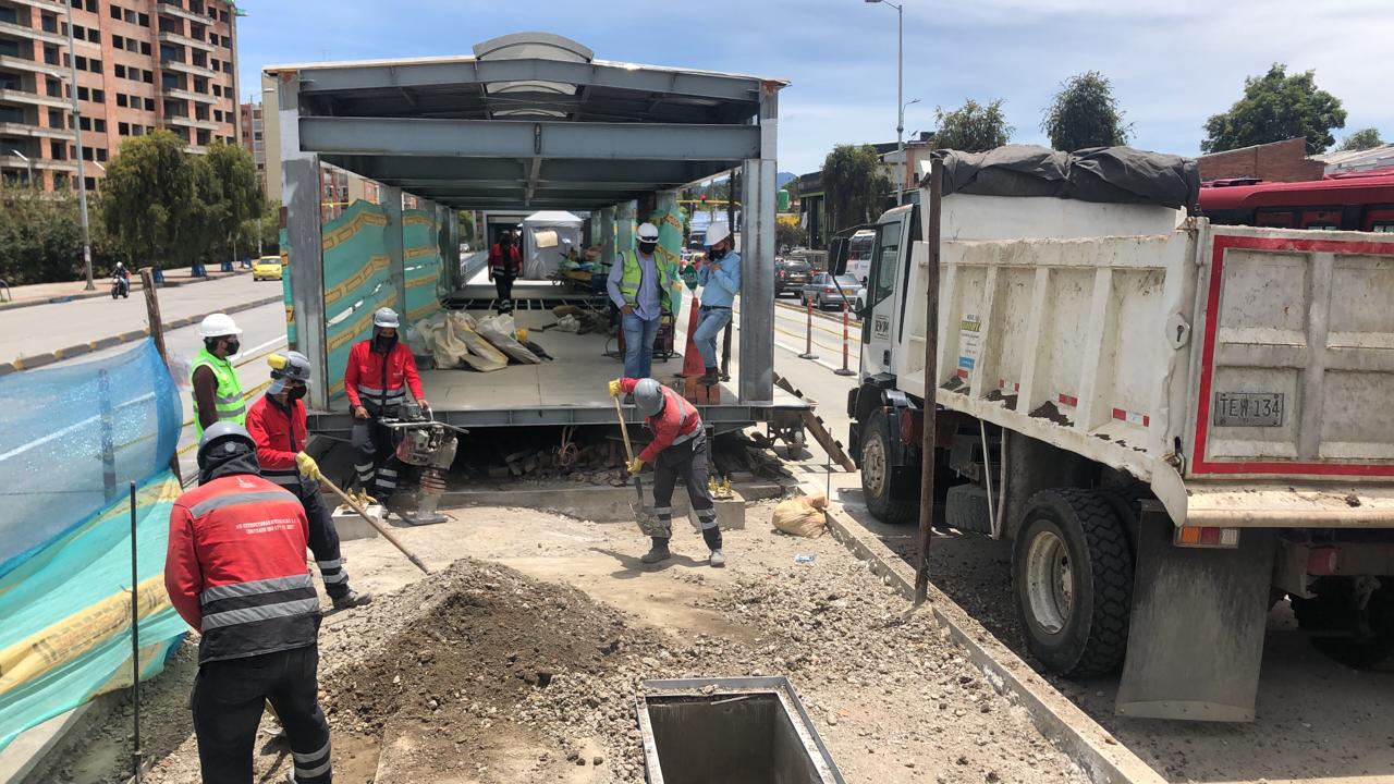 Ampliación de estaciones de Transmilenio