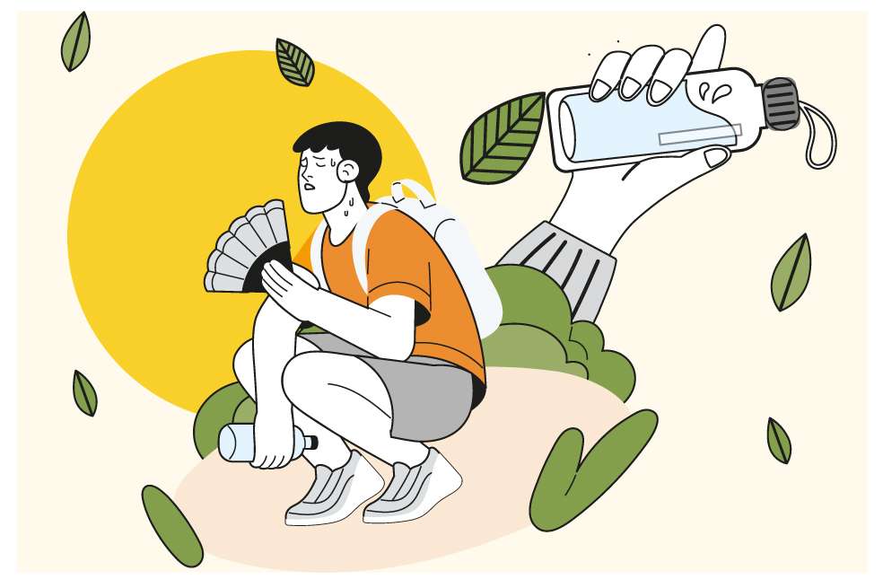 ¿Cómo enfrentar una ola de calor si va a viajar?