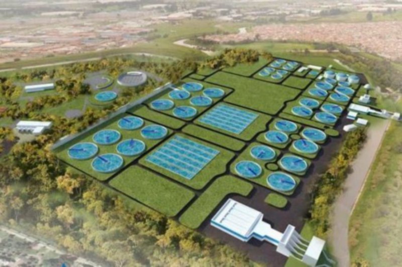 Así quedará la planta de tratamiento de aguas residuales (PTAR) Salitre, que costará alrededor de $800.000 millones. / Foto: Cortesía CAR