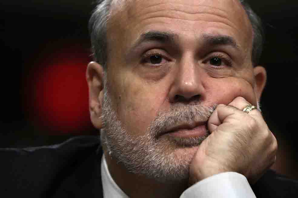 Ben Bernanke, de la Fed. / AFP