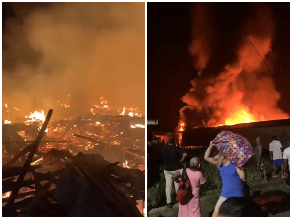 Incendio en Iscuandé