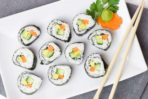 ¿Sushi vegetariano? nosotros te enseñamos a prepararlo