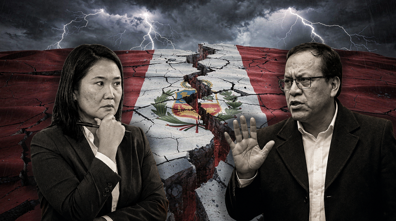 En las elecciones presidenciales de Perú se enfrentan Keiko Fujimori y Roberto Sánchez.