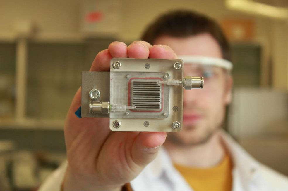 Así se ve el chip desarrollado por las universidades. / UAntwerpen y KU Leuven