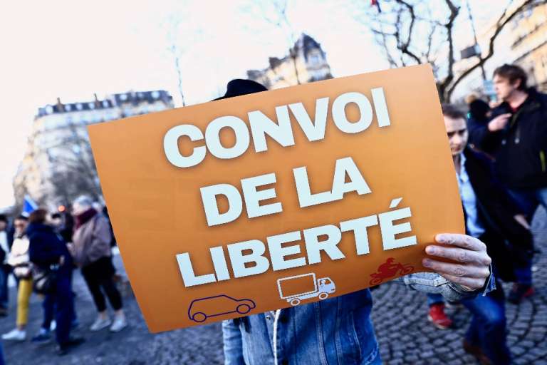Coronavirus en Francia, protestas anticovid 19