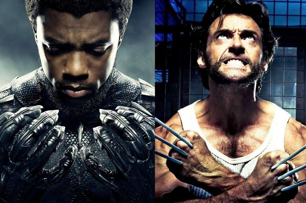 El traje de Pantera Negra está hecho con Vibranium, mientras que el cuerpo de Wolverine (Logan) tiene Adamantium. / Cortesía