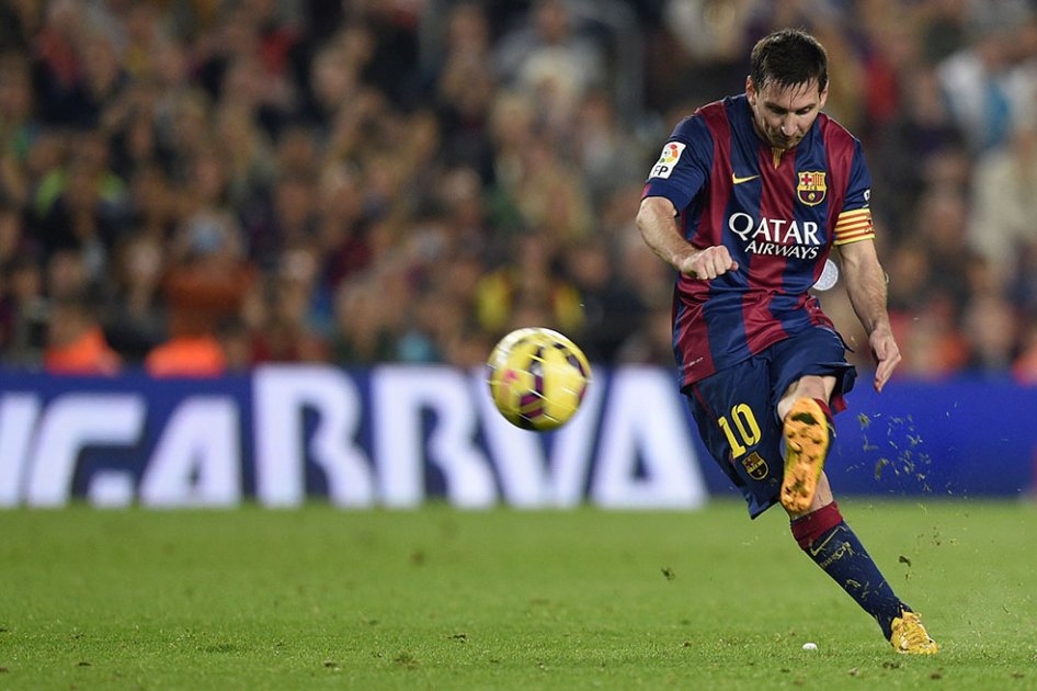 Lionel Messi, delantero del Barcelona. Foto: AFP