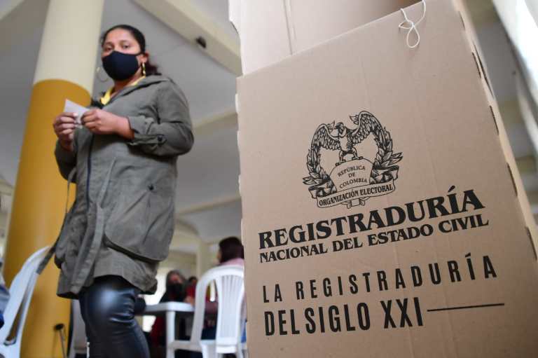 Así se desarrolló la jornada electoral en la capital colombiana.