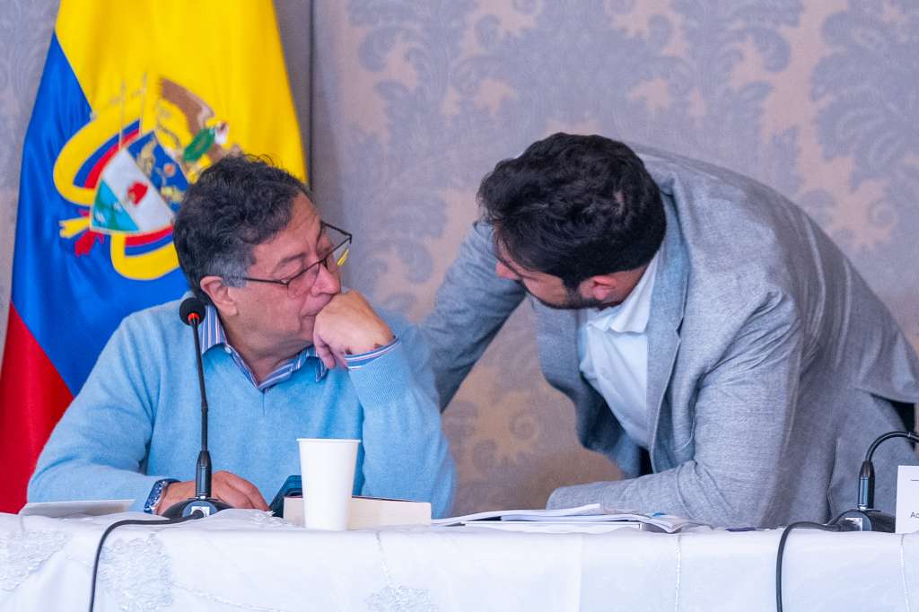 Cónclave del presidente Gustavo Petro con su gabinete ministerial.