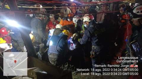 Mineros atrapados en socavón de Lenguazaque, Cundinamarca, fueron rescatados vivos