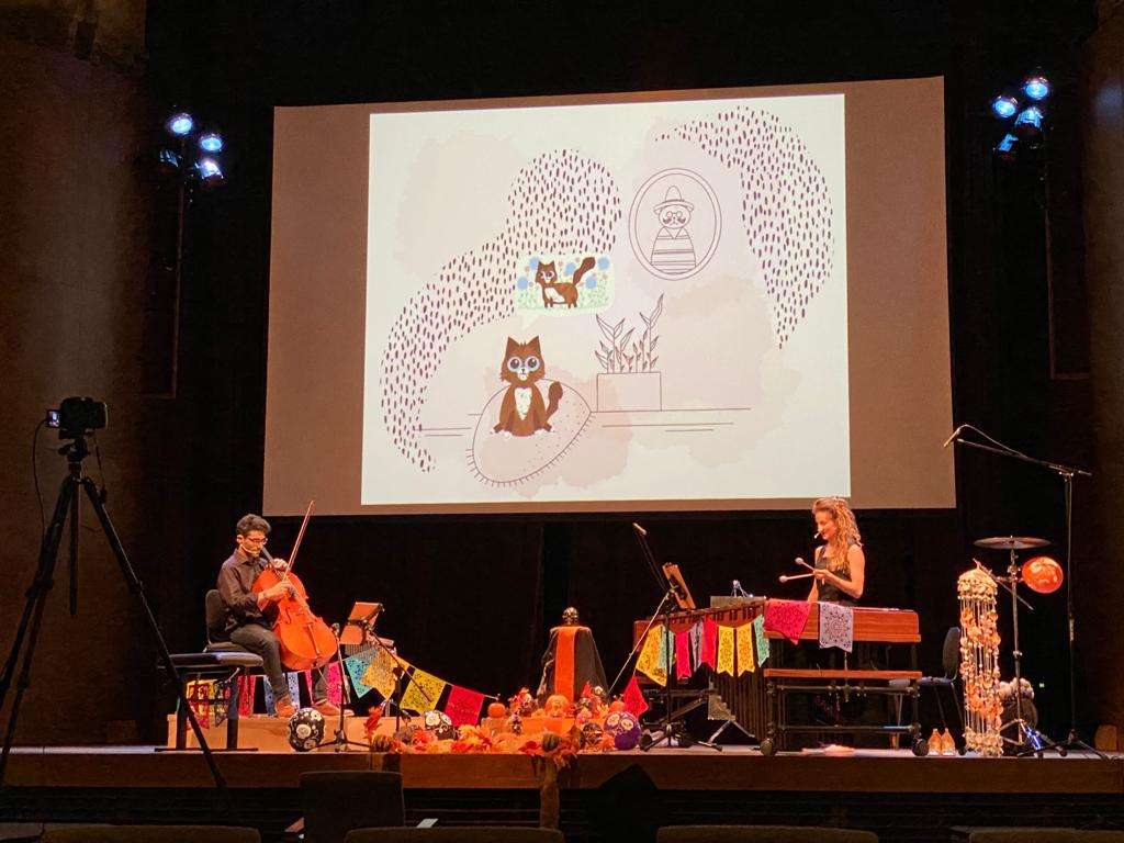 Dibujos animados digitalizados, narración, y música original llegan a escena de la mano del dinámico dúo de Montreal, Stick & Bow, en el concierto animado: Bavela y sus vidas de aventuras.