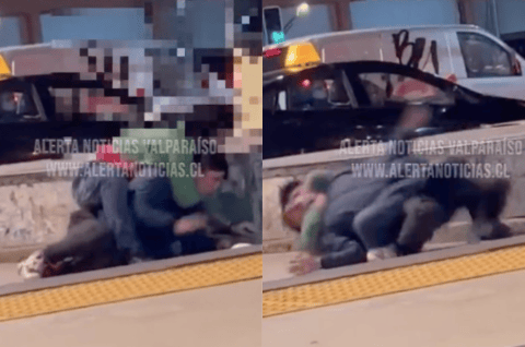 Experto en artes marciales le hizo una llave y golpeó a hombre que intentó robarlo