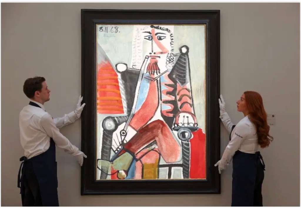 La obra, pintada en 1968, tuvo la venta más alta de la subasta.