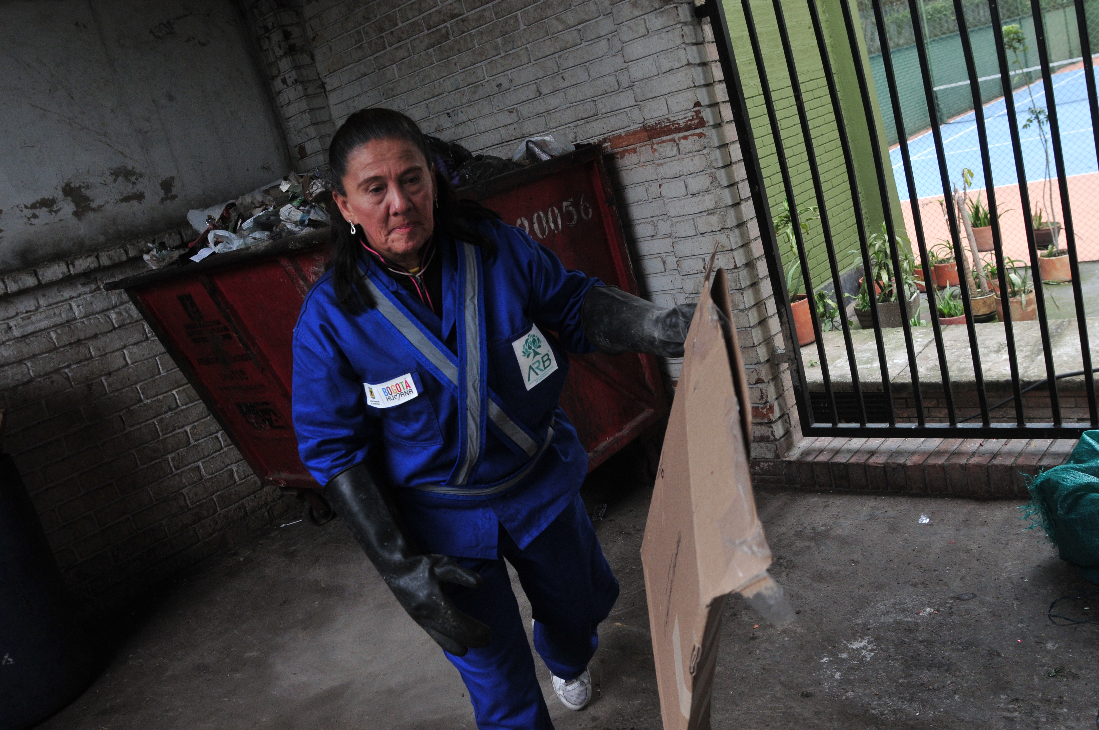 Basuras y recicladores del programa "Basura cero" en Bogotá.