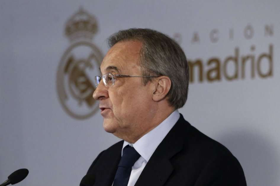 Florentino Pérez, presidente del Real Madrid. Foto: EFE
