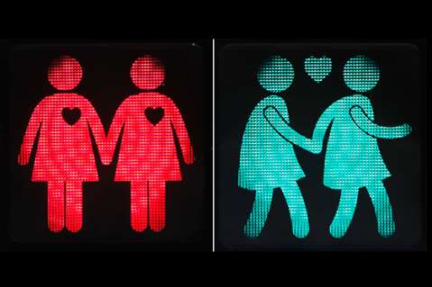 "Semáforos gay" para promover la tolerancia