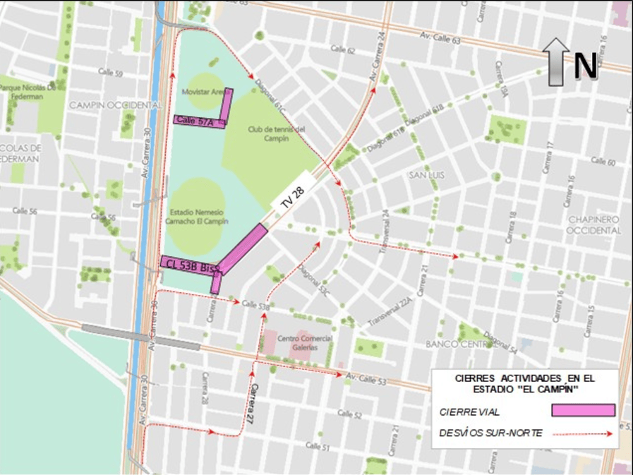 Cambios en la movilidad por concierto de Iron Maiden el 24 de noviembre.