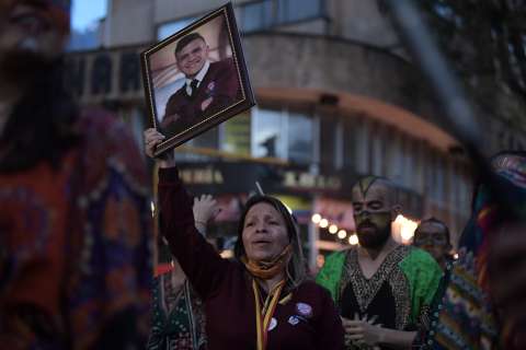 Con plantones y marchas pidieron justicia sobre el caso de Dilan Cruz en Bogotá