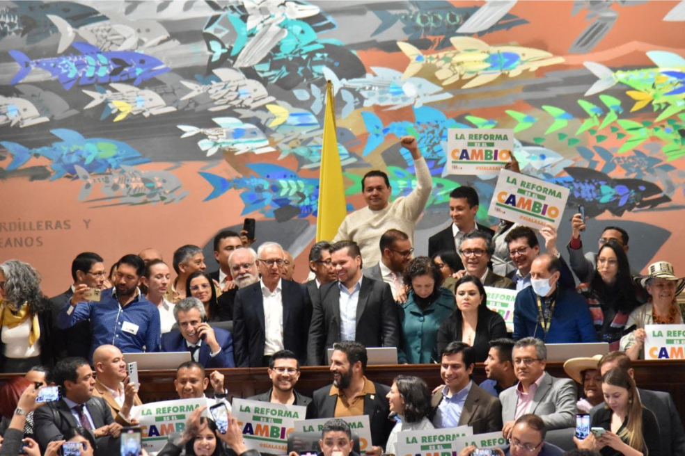 La plenaria de la Cámara aprobó este 5 de diciembre, en segundo debate, la reforma a la salud que impulsa el presidente Gustavo Petro.