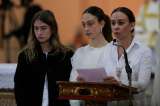 Así se despidió María Claudia Tarazona, esposa de Miguel Uribe, en las exequias