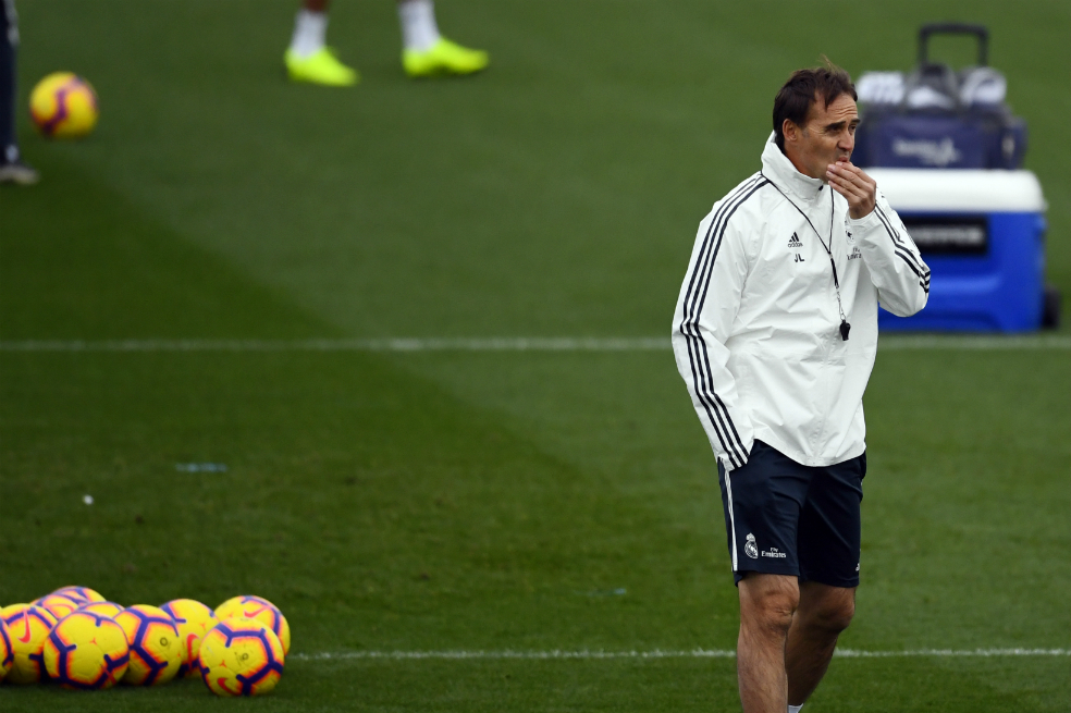 Julen Lopetegui entrenador del Real Madrid. / AFP