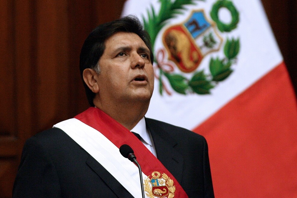 Alan Garcia, expresidente peruano fallecido el 17 de abril de 2019. / AFP