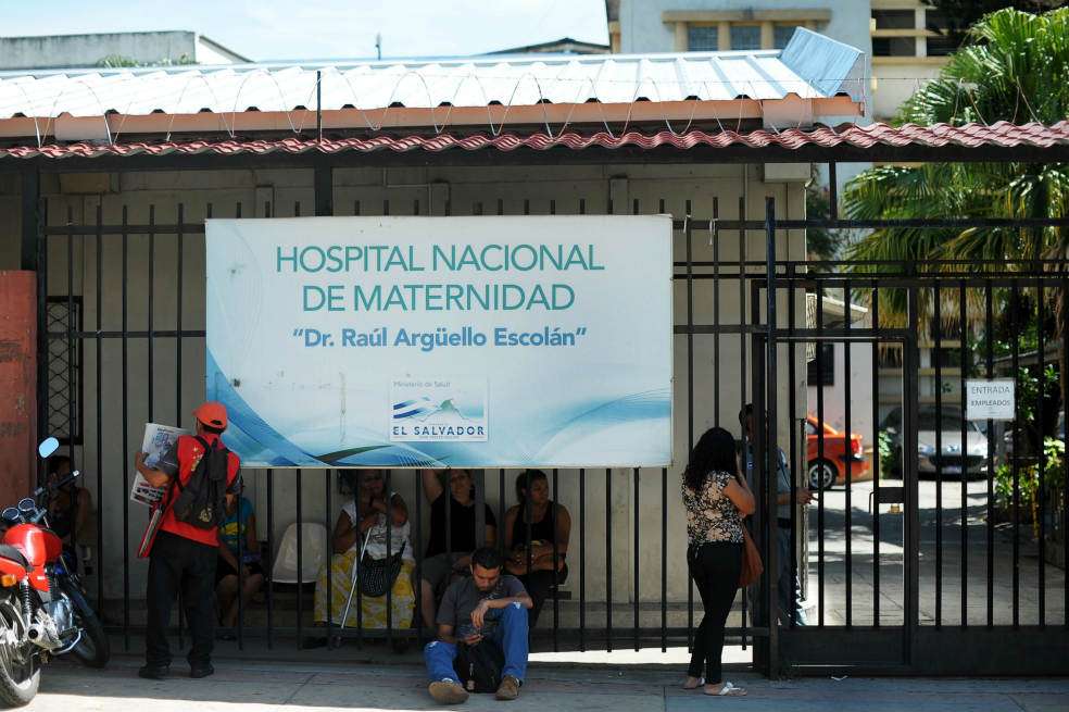 Hospital Nacional de Maternidad de El Salvador, donde se encuentra Beatriz. /AFP