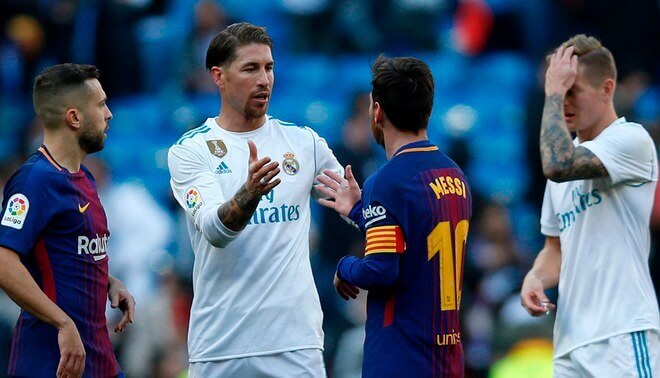 Real Marid y Barcelona jugarán este miércoles en el Camp Nou. / AFP