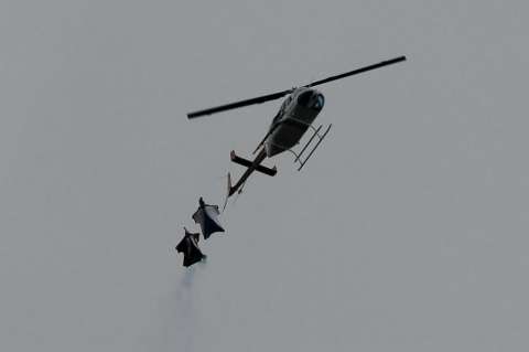 Fuerza Aérea de Colombia rinde homenaje a Jhonathan Flórez en los cielos de Antioquia