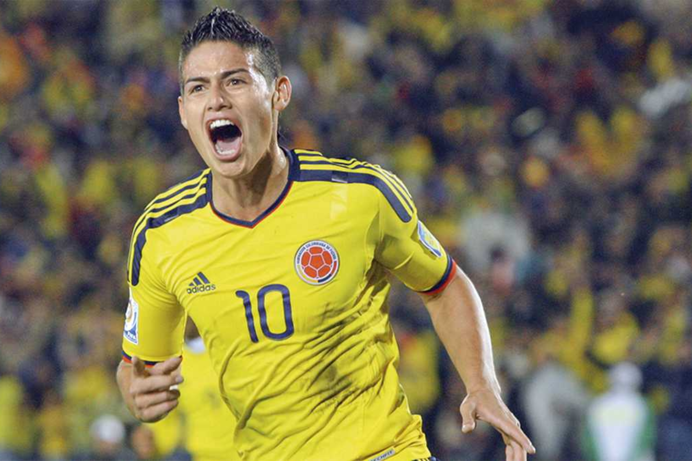 James Rodríguez: El cucuteño es una de las máximas estrellas del combinado cafetero. Título que se ganó a pulso en el Mundial de Brasil 2014, en donde fue la figura principal y el ganador del Botín de Oro con seis goles.