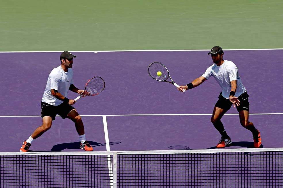 Juan Sebastián Cabal (izq.) y Robert Farah. / AFP