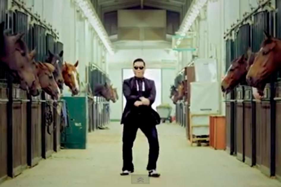 El artista surcoreano Psy se convirtió en celebridad por cuenta de su pegajoso tema Gangnam Style.