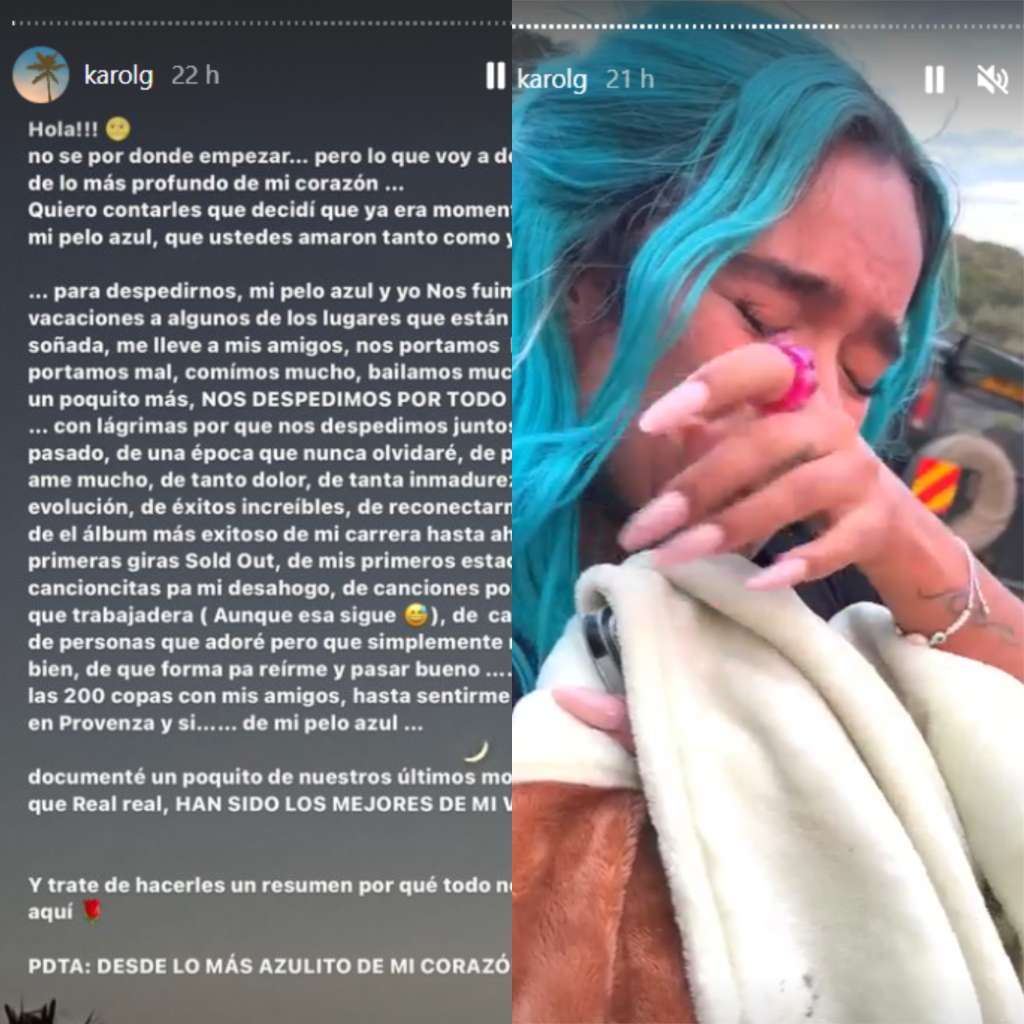 Para decirle adiós a su cabello azul, Karol G se dio unas buenas vacaciones en las que cumplió su sueño de conocer África y otras ciudades del mundo.