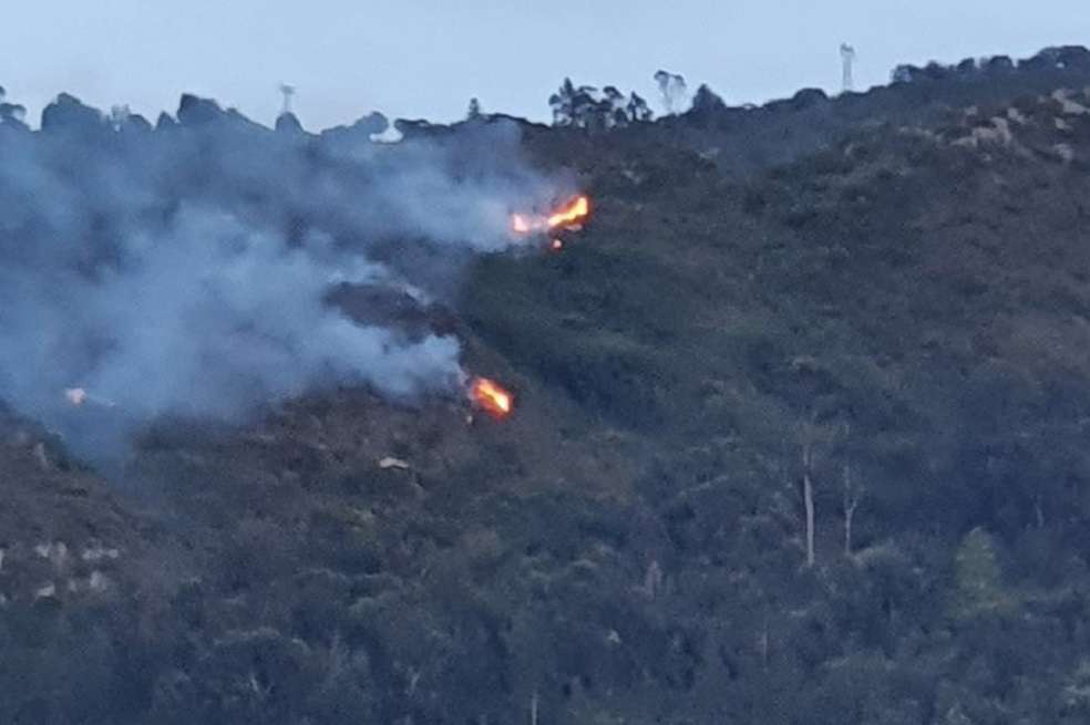 Funcionarios del Idiger también se encuentran en la zona.