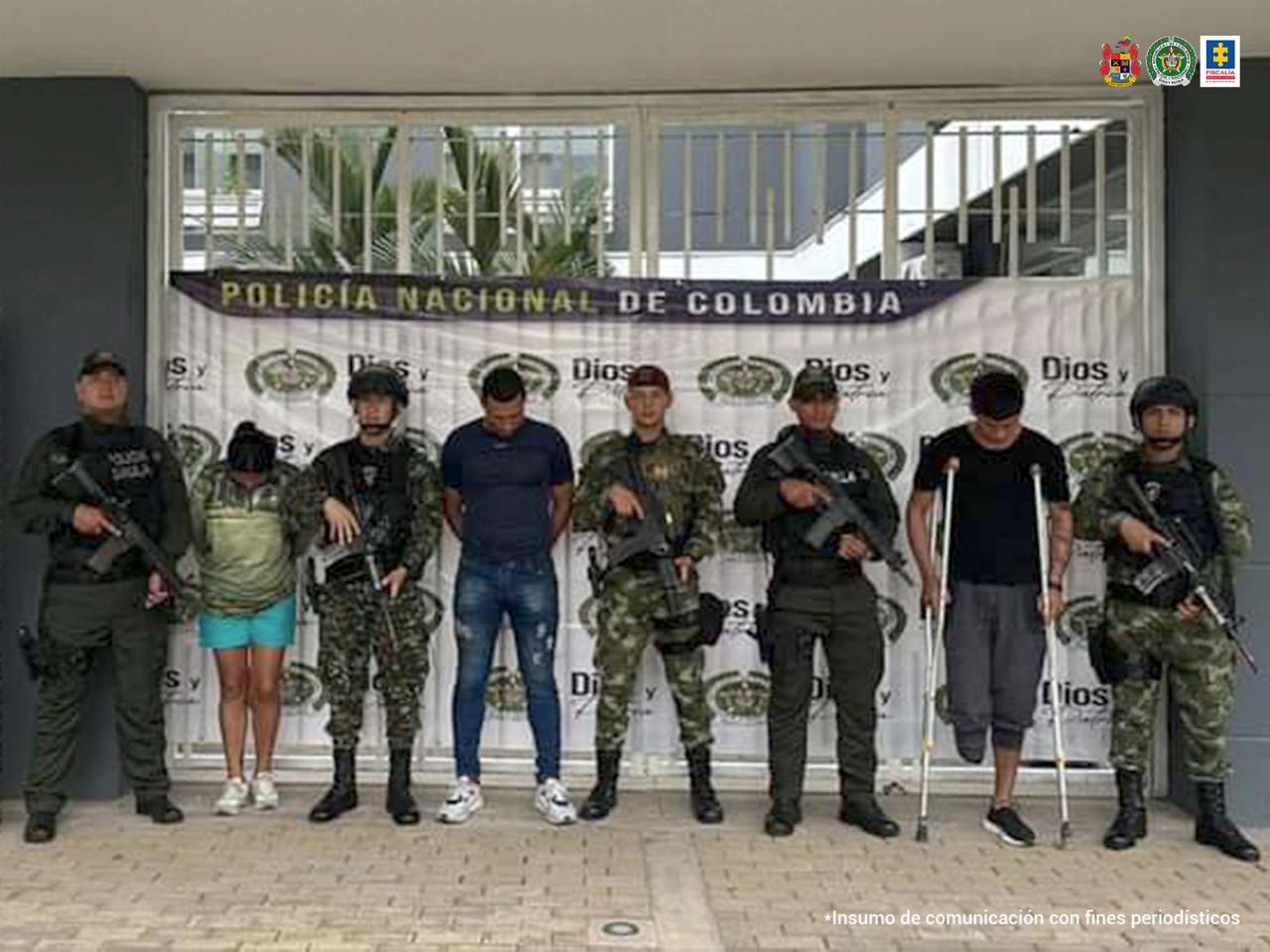 Parte del grupo de disidentes capturados y enviados a la cárcel.