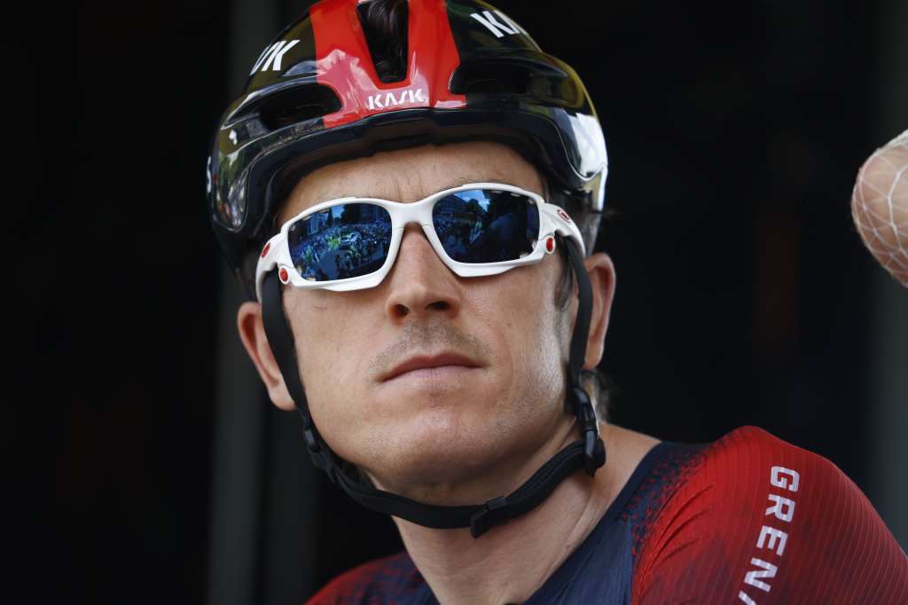 Lille (France), 06/07/2022.- British rider Geraint Thomas of Ineos Grenadiers before the start of the 5th stage of the Tour de France 2022 over 157km from Lille to Arenberg Porte de Hainaut, Wallers-Arenberg, France, 06 July 2022. (Ciclismo, Francia) EFE/EPA/GUILLAUME HORCAJUELO