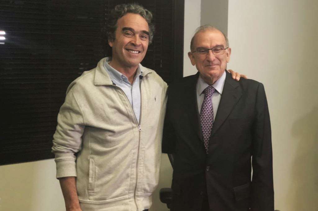 Sergio Fajardo y Humberto de la Calle se reunieron el pasado 26 de marzo para explorar la posibilidad de una alianza en primera vuelta. / Cortesía