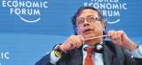 Petro ya llegó a Davos (Suiza) para participar del Foro Económico Mundial